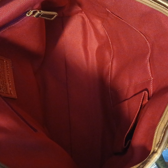 Authentic F21364 Coach Peyton TATTERSALL xl tote - Picture 8 of 13